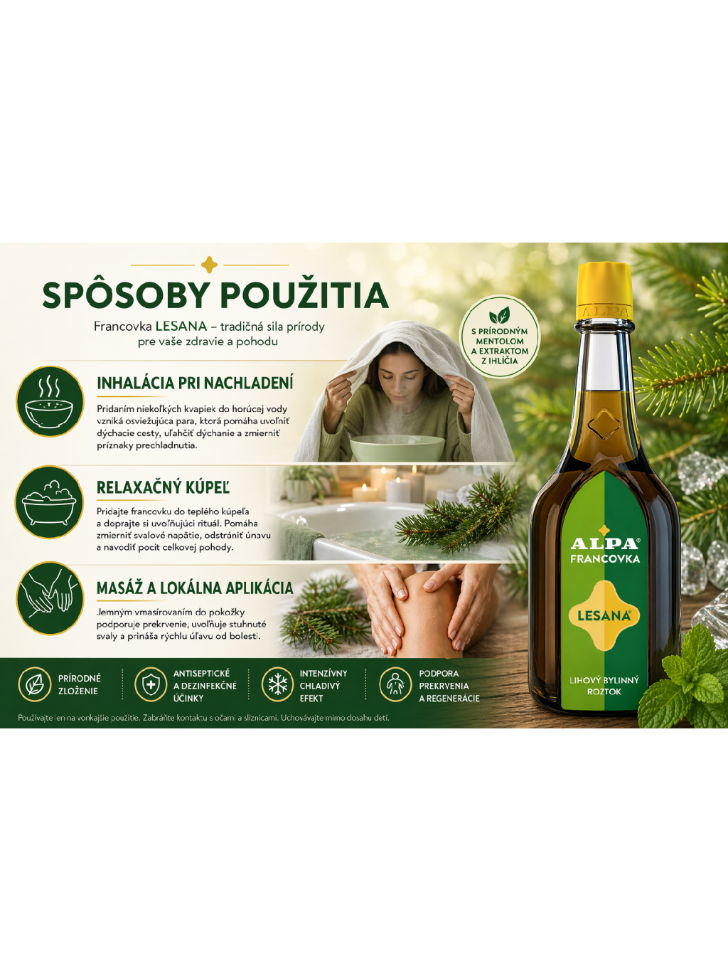 Použitie Francovky LESANA