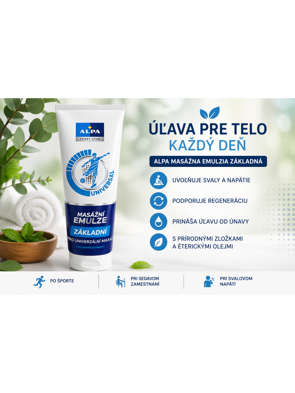 Alpa Masážna Emulzia Základná
