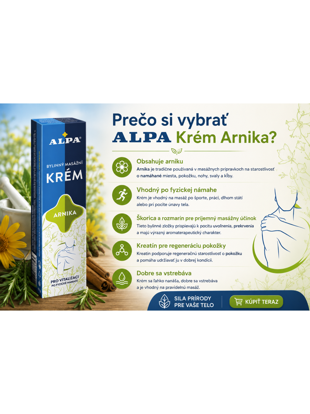 Prečo si vybrať ALPA Krém Arnika