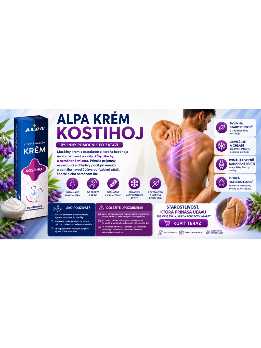 Ako používať ALPA Krém Kostihoj