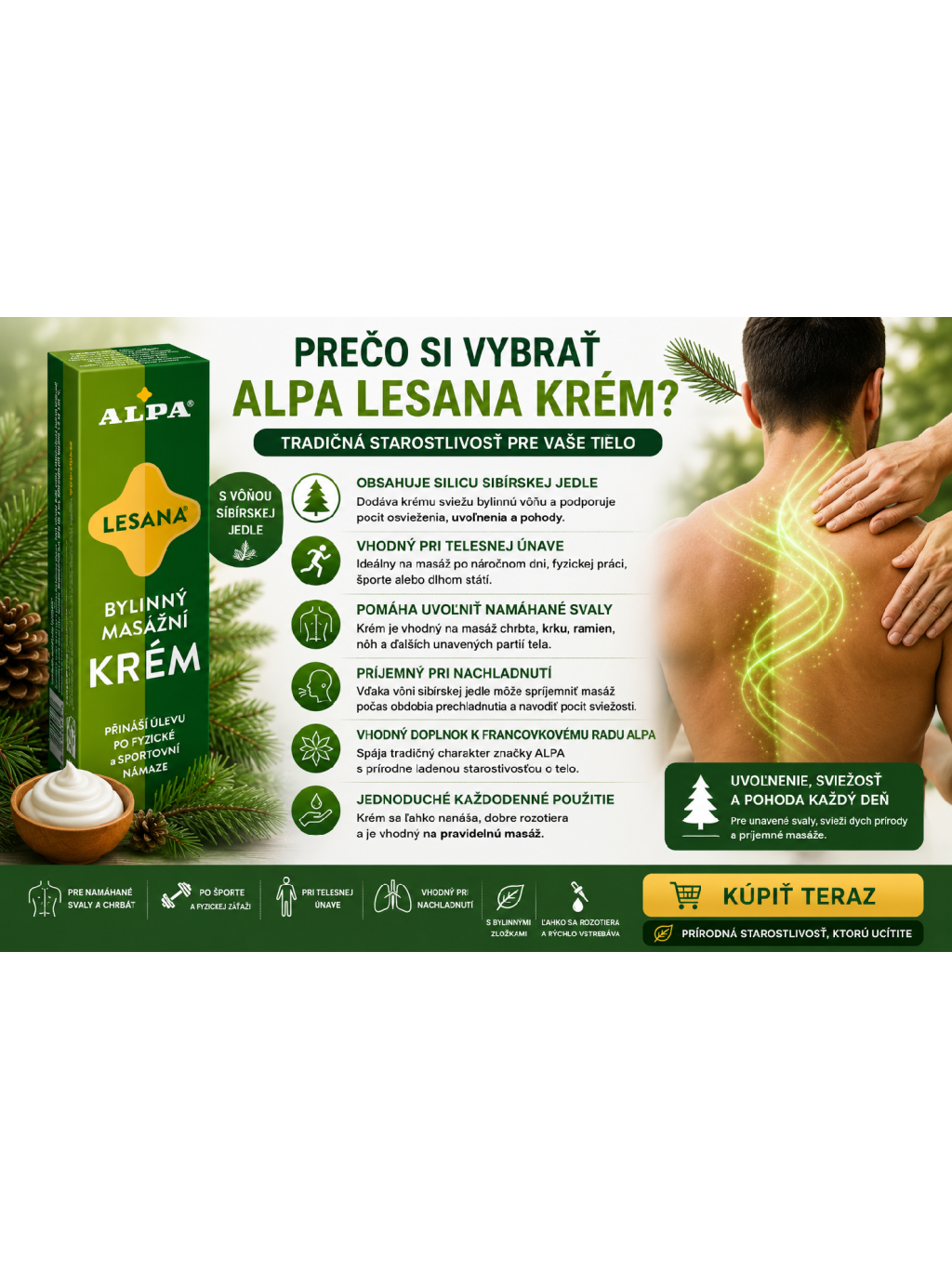 Prečo si vybrať ALPA Lesana krém